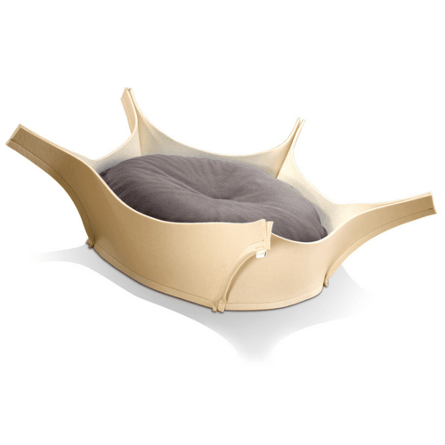 Harry Orthopedic Pet Bed - Cream Felt - Pets Own Us - Pet Interiors - United Kingdom