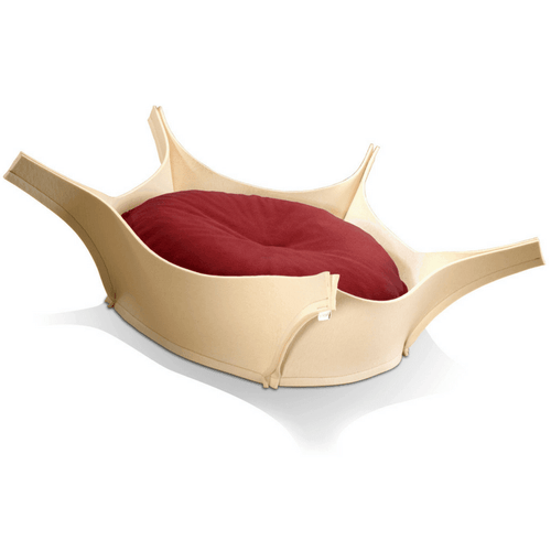 Harry Orthopedic Pet Bed - Cream Felt - Pets Own Us - Pet Interiors - United Kingdom