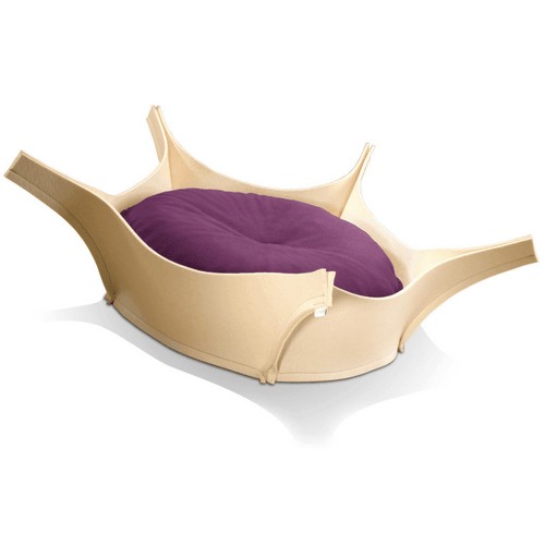 Harry Orthopedic Pet Bed - Cream Felt - Pets Own Us - Pet Interiors - United Kingdom