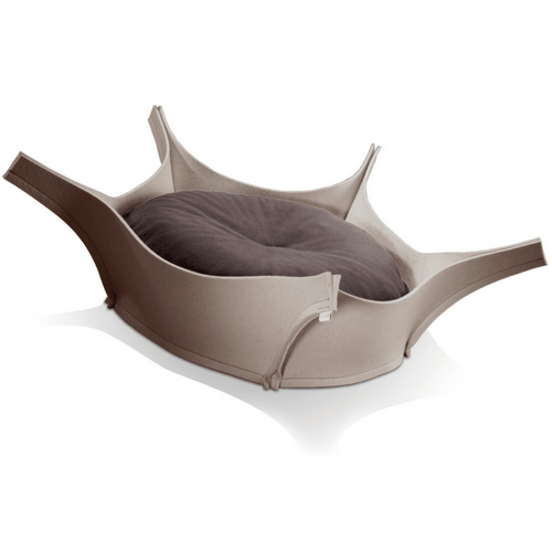Harry Orthopedic Pet Bed - Grey Felt - Pets Own Us - Pet Interiors - United Kingdom