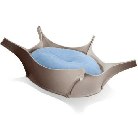 Harry Orthopedic Pet Bed - Grey Felt - Pets Own Us - Pet Interiors - United Kingdom