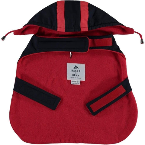 Highgate Water Repellent Hoodie by Baker & Bray - Navy/Red - Pets Own Us - Baker & Bray - BB-11-03-04-L United Kingdom