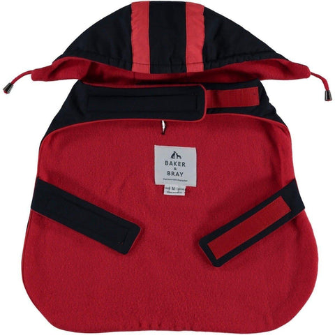 Highgate Water Repellent Hoodie by Baker & Bray - Navy/Red - Pets Own Us - Baker & Bray - BB-11-03-04-XS United Kingdom