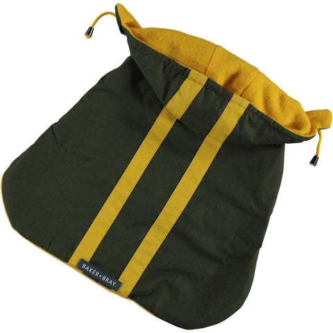 Highgate Water Repellent Hoodie by Baker & Bray - Olive/Yellow - Pets Own Us - Baker & Bray - BB-11-03-05-XS United Kingdom
