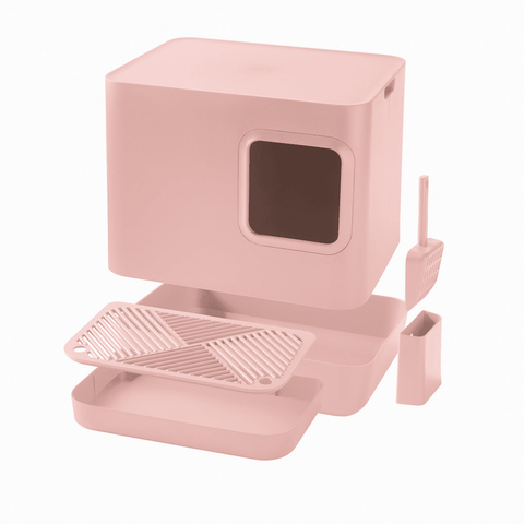 Hoopo® Dome Plus for Larger Cats | Litter Box | Pink - Pets Own Us - Hoopo - United Kingdom