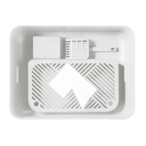 Hoopo® Dome Plus for Larger Cats | Litter Box | White - Pets Own Us - Hoopo - United Kingdom