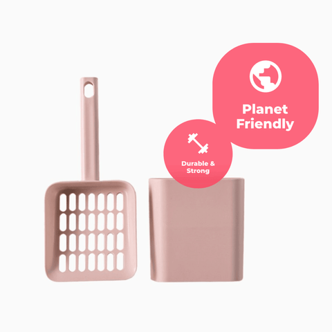 Hoopo® Poh Litter Box for Larger Cats | Pink - Pets Own Us - Hoopo - United Kingdom