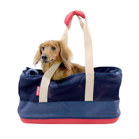 Ibiyaya® Breathable Dachshund Carrier Navy - Pets Own Us - Ibiyaya - FC1526-D-B United Kingdom