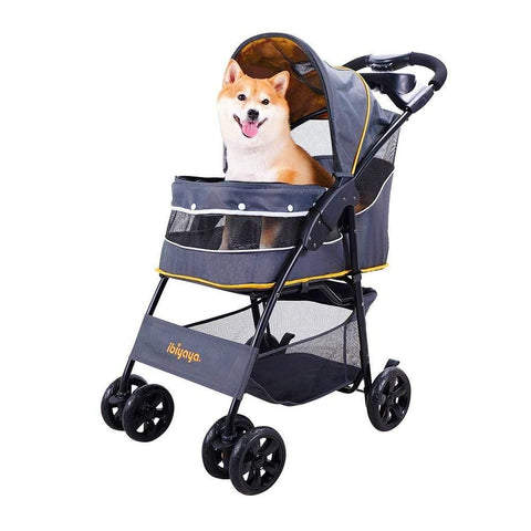 Ibiyaya® Cloud 9 Pet Pram | Mustard Yellow - Pets Own Us - Ibiyaya - FS2010-Y United Kingdom