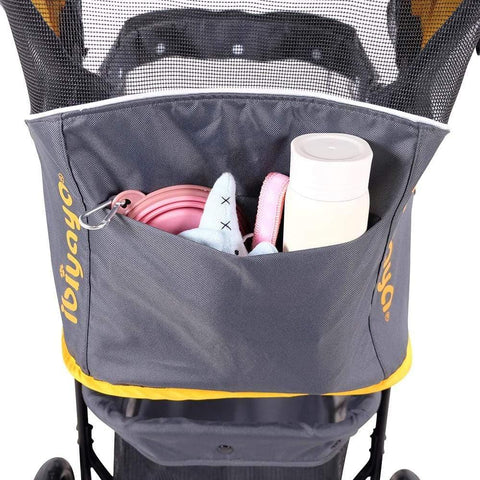Ibiyaya® Cloud 9 Pet Pram | Mustard Yellow - Pets Own Us - Ibiyaya - FS2010-Y United Kingdom