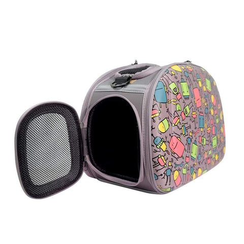 Ibiyaya® Collapsable Traveling Shoulder Pet Carrier | Robot - Pets Own Us - Ibiyaya - FC1420-RO United Kingdom