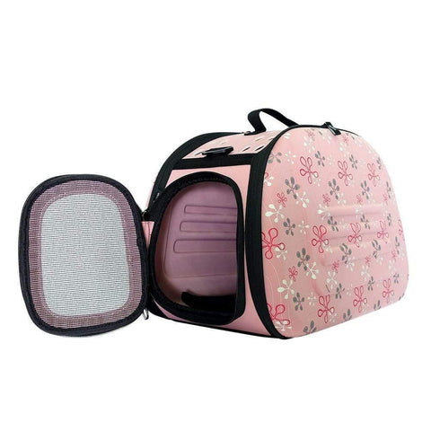 Ibiyaya® Collapsible Traveling Hand Pet Carrier | Tuscany - Pets Own Us - Ibiyaya - FC1007-T United Kingdom