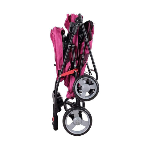 Ibiyaya® Double Decker Pet Pram | Red Violet - Pets Own Us - Ibiyaya - FS1770-P United Kingdom