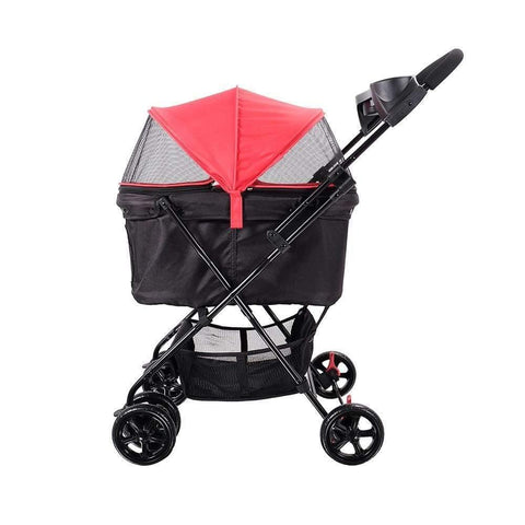 Ibiyaya® Easy Strolling Pet Pram | Rouge - Pets Own Us - Ibiyaya - FS1617-R United Kingdom