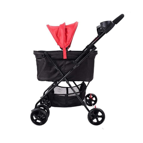 Ibiyaya® Easy Strolling Pet Pram | Rouge - Pets Own Us - Ibiyaya - FS1617-R United Kingdom