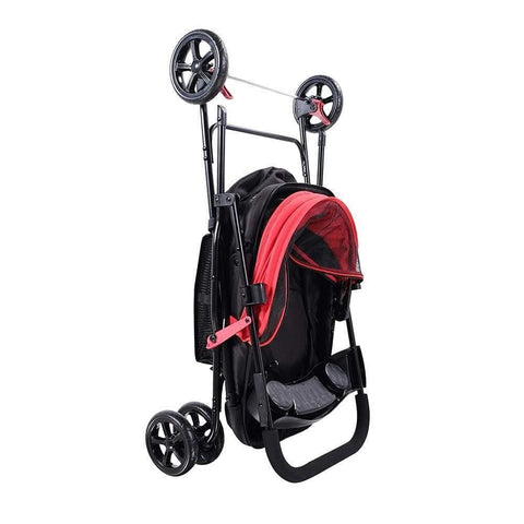 Ibiyaya® Easy Strolling Pet Pram | Rouge - Pets Own Us - Ibiyaya - FS1617-R United Kingdom