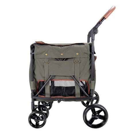 Ibiyaya® Gentle Giant Wagon Dog Pram | Army Green - Pets Own Us - Ibiyaya - FS1880-AG United Kingdom