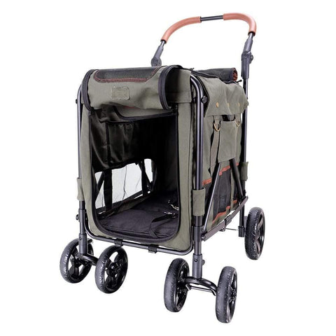 Ibiyaya® Gentle Giant Wagon Dog Pram | Army Green - Pets Own Us - Ibiyaya - FS1880-AG United Kingdom