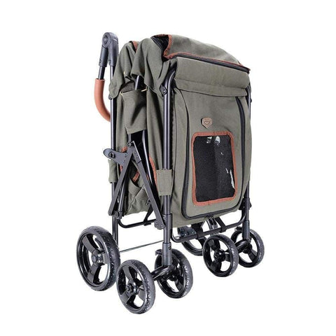 Ibiyaya® Gentle Giant Wagon Dog Pram | Army Green - Pets Own Us - Ibiyaya - FS1880-AG United Kingdom