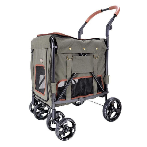 Ibiyaya® Gentle Giant Wagon Dog Pram | Army Green - Pets Own Us - Ibiyaya - FS1880-AG United Kingdom