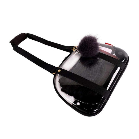Ibiyaya® Hardshell Travel Pet Carrier | Transparent Black - Pets Own Us - Ibiyaya - FC1620-BL United Kingdom