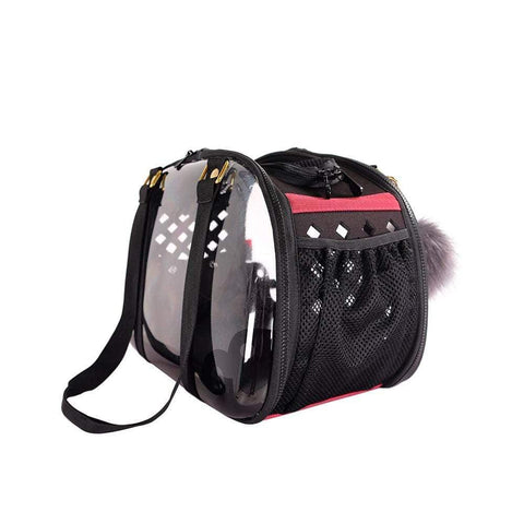 Ibiyaya® Hardshell Travel Pet Carrier | Transparent Black - Pets Own Us - Ibiyaya - FC1620-BL United Kingdom