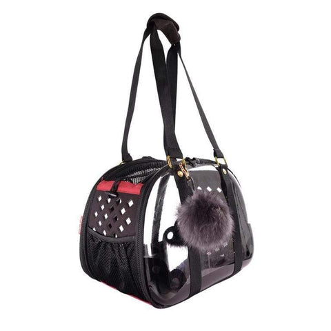 Ibiyaya® Hardshell Travel Pet Carrier | Transparent Black - Pets Own Us - Ibiyaya - FC1620-BL United Kingdom