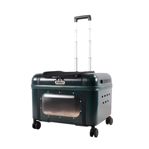 Ibiyaya® Lavada Pet Roller Carrier & Transporter | Green - Pets Own Us - Ibiyaya - FC2012-G United Kingdom