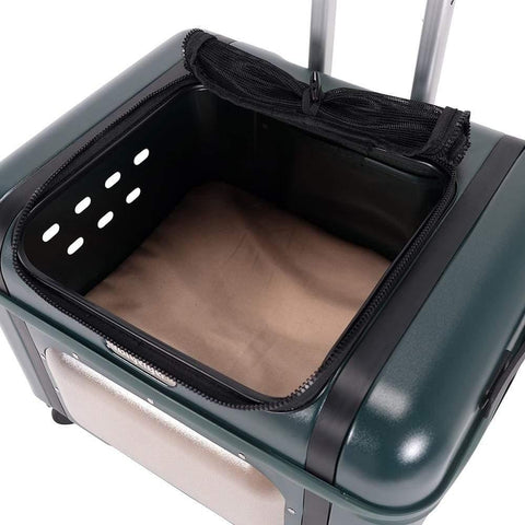 Ibiyaya® Lavada Pet Roller Carrier & Transporter | Green - Pets Own Us - Ibiyaya - FC2012-G United Kingdom