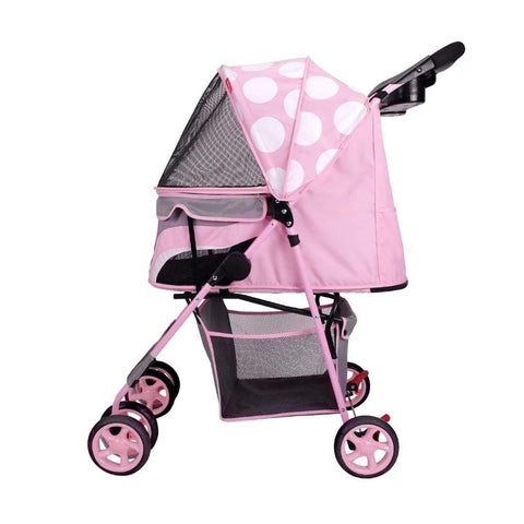 Ibiyaya® Pop Art Pet Pram | Dotty Diva - Pets Own Us - Ibiyaya - FS1510-P United Kingdom