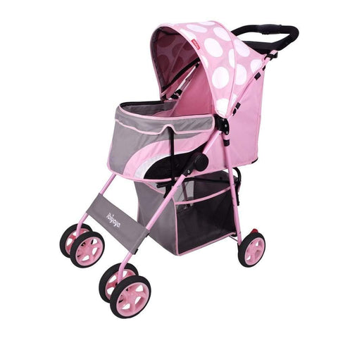 Ibiyaya® Pop Art Pet Pram | Dotty Diva - Pets Own Us - Ibiyaya - FS1510-P United Kingdom