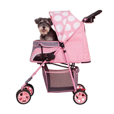 Ibiyaya® Pop Art Pet Pram | Dotty Diva - Pets Own Us - Ibiyaya - FS1510-P United Kingdom