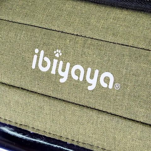 Ibiyaya® Portico Mixed Fabric Pet Carrier & Transporter | Green - Pets Own Us - Ibiyaya - FC1821-OG United Kingdom