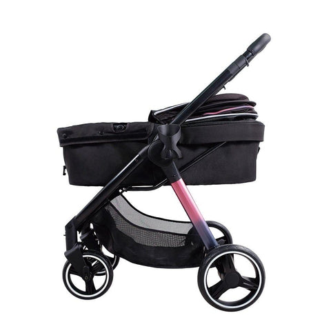 Ibiyaya® Retro Luxe Pet Stroller | Prism Black - Pets Own Us - Ibiyaya - FS2102-BK United Kingdom