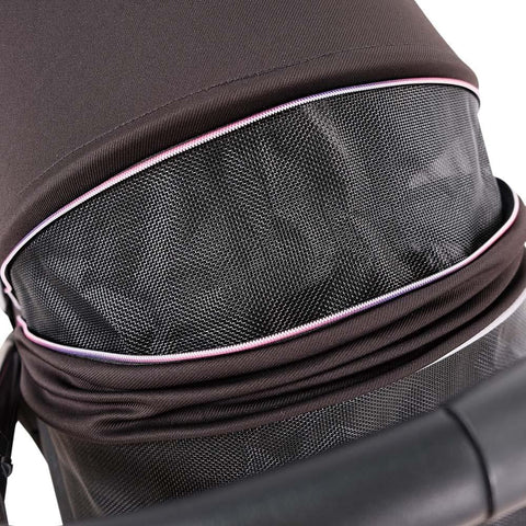 Ibiyaya® Retro Luxe Pet Stroller | Prism Black - Pets Own Us - Ibiyaya - FS2102-BK United Kingdom