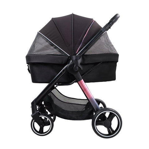 Ibiyaya® Retro Luxe Pet Stroller | Prism Black - Pets Own Us - Ibiyaya - FS2102-BK United Kingdom