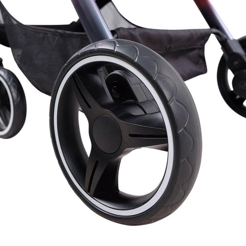 Ibiyaya® Retro Luxe Pet Stroller | Prism Black - Pets Own Us - Ibiyaya - FS2102-BK United Kingdom