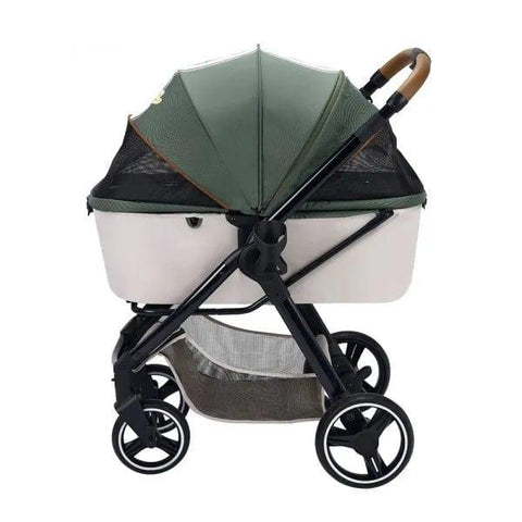 Ibiyaya® Retro Luxe Pet Stroller | Soft Sage - Pets Own Us - Ibiyaya - FS2102-GN United Kingdom
