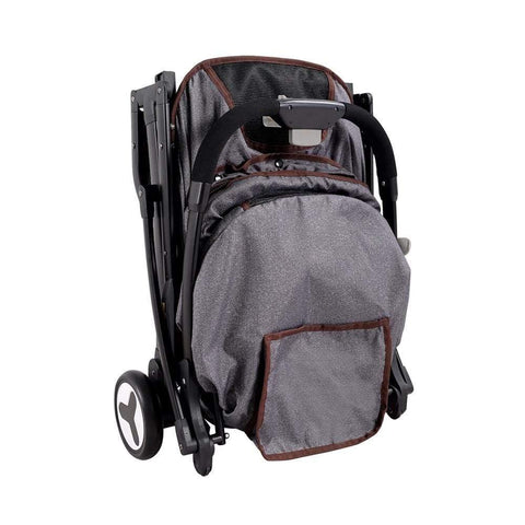 Ibiyaya® Speedy Fold Pet Pram | Grey Jeans - Pets Own Us - Ibiyaya - FS1670-G United Kingdom