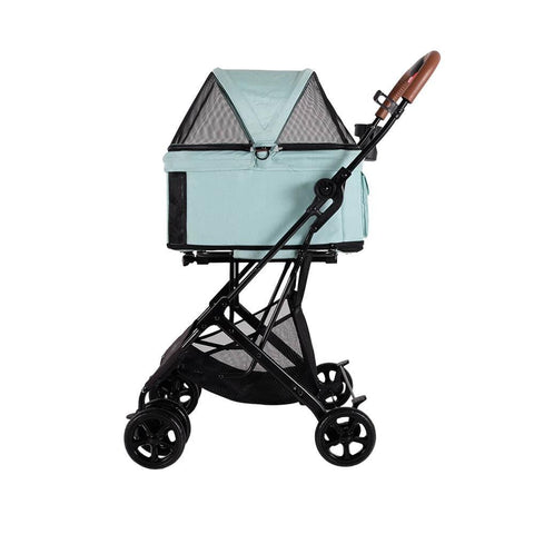 Ibiyaya® Travois Tri-fold Pet Stroller & Travel System - Spearmint - Pets Own Us - Ibiyaya - FS2011-G United Kingdom