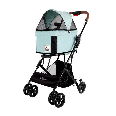 Ibiyaya® Travois Tri-fold Pet Stroller & Travel System - Spearmint - Pets Own Us - Ibiyaya - FS2011-G United Kingdom