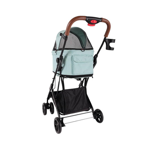 Ibiyaya® Travois Tri-fold Pet Stroller & Travel System - Spearmint - Pets Own Us - Ibiyaya - FS2011-G United Kingdom