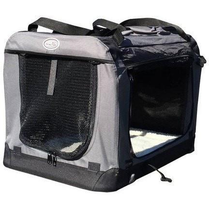 InnoPet® All-in-One Collapsible Pet Crate | Grey/Black | Various Sizes Available - Pets Own Us - Innopet - PCG-01 United Kingdom