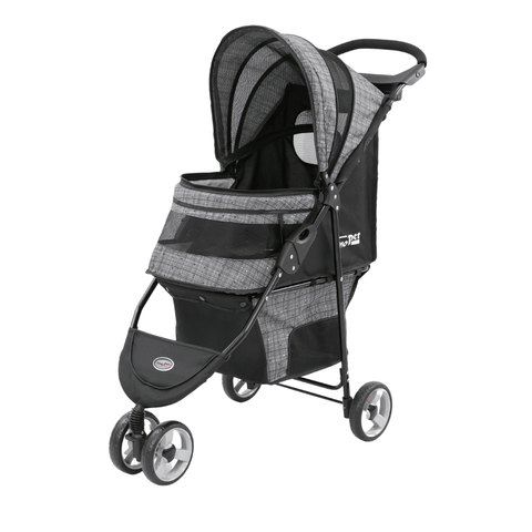 Innopet® Avenue Dog & Cat Pram With Rain Cover | Blended Grey - Pets Own Us - Innopet - IPS-033/BG United Kingdom