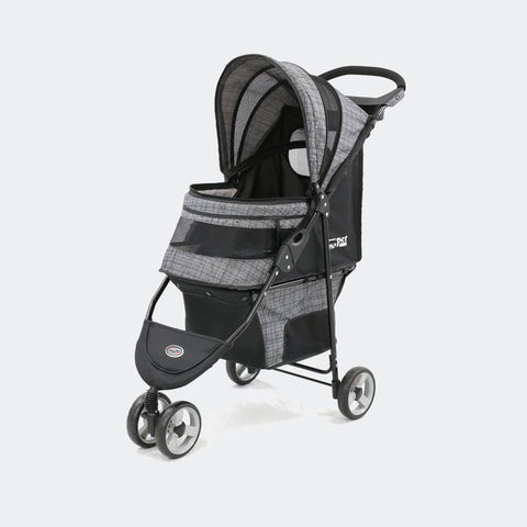 Innopet® Avenue Dog & Cat Pram With Rain Cover | Blended Grey - Pets Own Us - Innopet - IPS-033/BG United Kingdom