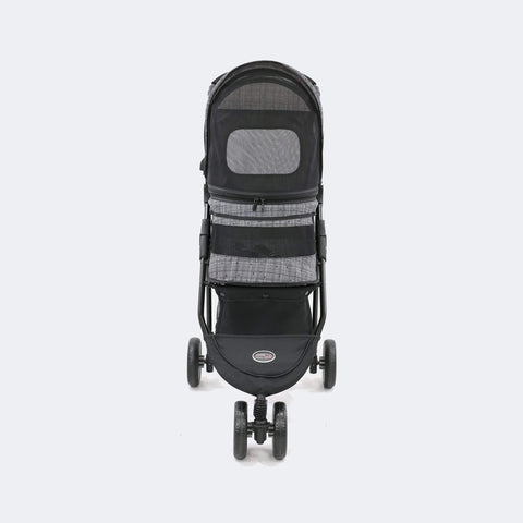 Innopet® Avenue Dog & Cat Pram With Rain Cover | Blended Grey - Pets Own Us - Innopet - IPS-033/BG United Kingdom