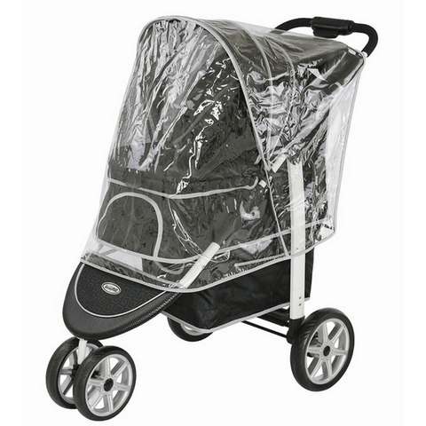 InnoPet® Dog Pram Universal Rain Cover for All Terrain / Cleo / Comfort Air / Comfort EFA / First Class / Monaco / Precious | Transparant - Pets Own Us - Innopet - IP-RCL United Kingdom