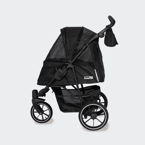 Innopet® Dog Stroller & Pram | Premium Cozy | Black | 5 Year Extended Warranty - Pets Own Us - Innopet - IPS-080/B United Kingdom