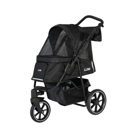 Innopet® Dog Stroller & Pram | Premium Cozy | Black | 5 Year Extended Warranty - Pets Own Us - Innopet - IPS-080/B United Kingdom