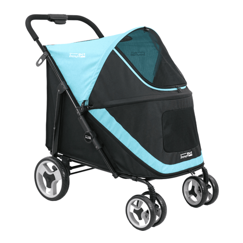 Innopet® Mamut XLarge Dog Pram | For Dogs upto >50kgs | Blue/Black | 2-Year Extended Warranty | Free Rain Cover - Pets Own Us - Innopet - IPS-038/OB United Kingdom